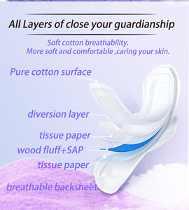 <span class=keywords><strong>Serviette</strong></span> hygiénique de maternité pour bien dormir Serviettes hygiéniques de confort féminin Serviettes hygiéniques en coton doux pour l'hygiène personnelle - Product Image 6