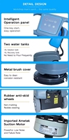 X15D épurateur de sol et sèche-linge nettoyage automatique Poussoir à main manuel épurateur de sol balayeuses de sol