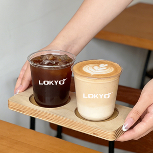 แก้วพลาสติกใสแบบใช้แล้วทิ้ง LOKYO Aesthetic สำหรับเครื่องดื่มเย็น พร้อมฝาปิด สำหรับ<span class=keywords><strong>ชา</strong></span>นม<span class=keywords><strong>ไข่มุก</strong></span>และสมูทตี้ - Product Image 2