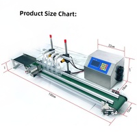 Machine de remplissage de liquides à 4 têtes sur convoyeur, remplisseuse automatique de petites bouteilles pour vin blanc, boissons, sauce soja