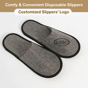 Pantuflas de Hotel con Logotipo Personalizado al por Mayor Directo de Fábrica, Pantuflas Desechables para Habitaciones de Huéspedes, Pantuflas Económicas al por Mayor para Uso en Hoteles - Product Image 6