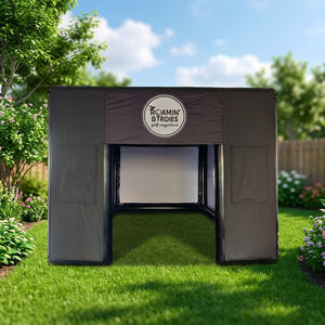 Carpa de Práctica de Golf Portátil, Carpa Inflable para Simulador de Golf Interior y Exterior con Pantalla para <span class=keywords><strong>Alquiler</strong></span> Comercial - Product Image 1