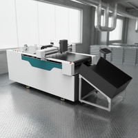 Máquina de corte de papel, cortadora digital plana CNC para impresión de parasoles con certificación CE ISO