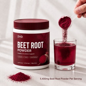 Polvo <span class=keywords><strong>de</strong></span> Remolacha <span class=keywords><strong>de</strong></span> Alta Dosis 5400mg |   Circulación sana y flujo sanguíneo |   Suplemento Natural para Aumentar el Óxido Nítrico <span class=keywords><strong>de</strong></span> Marca Privada - Product Image 1