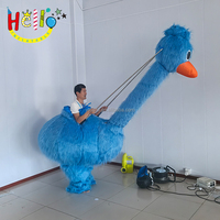 Costume d'animal Costume d'autruche gonflable en tissu Costume gonflable