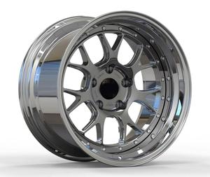 Jantes forgées de 18 pouces, spécifications personnalisables, compatibles avec les modèles 2001, 5x130, 71,6 mm, avant 18x10J ET-22, arrière 18x12J ET-5 - Product Image 3