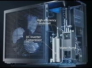 Sunrain R290 6KW 8KW 12KW 18KW DC inversor monobloque WIFI Control inteligente calefacción refrigeración agua <span class=keywords><strong>caliente</strong></span> fuente de <span class=keywords><strong>aire</strong></span> <span class=keywords><strong>bomba</strong></span> de calor - Product Image 5