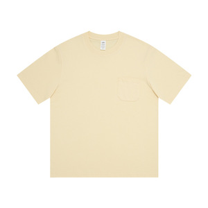 T-shirt da uomo tinta unita <span class=keywords><strong>con</strong></span> tasche, 230 g/m², oversize, vintage, all'ingrosso, personalizzabile, 100% cotone, estiva, neutra, <span class=keywords><strong>con</strong></span> tasca - Product Image 2