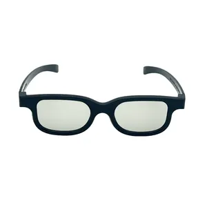 Tiyatro için toptan evrensel sinema 3D gözlük RealD dairesel polarize gözlük