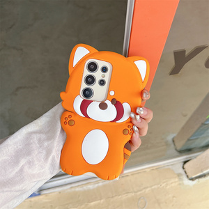 Funda de Teléfono con Diseño de Pata de Panda Roja Kawaii para Samsung <span class=keywords><strong>Galaxy</strong></span> S26 Ultra S25 S24 A57, Carcasa Protectora de Silicona Suave y Agradable al Tacto - Product Image 6