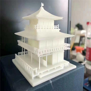 Vase en résine imprimé en 3D sur mesure, dégradé bleu et blanc, modèle d'ornement fait main, fichier STL - Product Image 2