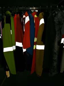 Phim phản quang cách nhiệt hình học bạc chống cháy, hạt thủy tinh, dùng cho quần áo bảo hộ lao động - Product Image 3