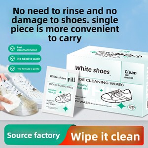 Lingettes nettoyantes jetables portables pour chaussures – Éliminateur de taches pour baskets – Nettoyage rapide sans rinçage – Gomme à nettoyer la saleté pour baskets blanches et chaussures de sport - Product Image 3