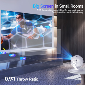 Projecteur Magcubic HV300F Android 14 8K 300 Ansi MINI LED Wifi6 BT5.4 au design créatif de football - Product Image 6