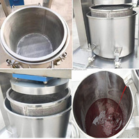 Industriële Hydraulische Elektrische Koude Pers Fruitpers Druivenpersmachine Druivenpersmachine Druivenbreker Destemmer Druivenbreekmachine