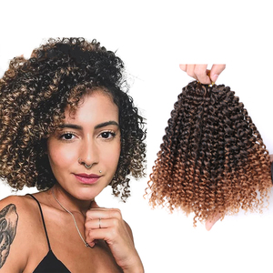 Recommandé : <span class=keywords><strong>Cheveux</strong></span> synthétiques courts bruns Passion Twist 8 pouces, Marlybob, <span class=keywords><strong>cheveux</strong></span> à crocheter pré-bouclés, <span class=keywords><strong>cheveux</strong></span> crépus bouclés <span class=keywords><strong>pour</strong></span> tresses, tresses à crocheter - Product Image 1