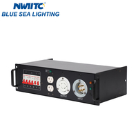 Boîte de distribution d'alimentation 4 canaux L6-30 220V + 3 canaux Edison 110V, entrée et sortie L14-30 220V, en aluminium