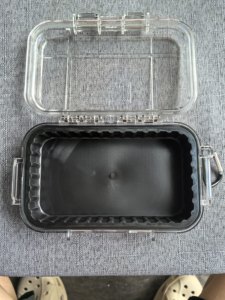 Travel Transparent Case With <b>Cushion</b> Shockproof Moisture Proof Waterproof <b>Storage</b> Container For Outdoor Use - Product Image 6
