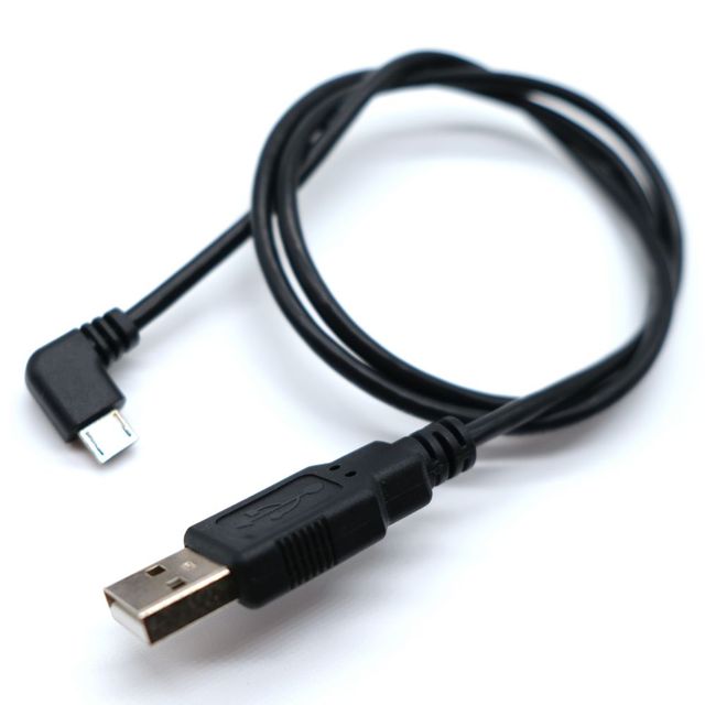 1.2M & 2M Right Angle Micro USB 2.0 Charging & Data Cable PVC Insulated for Cell Phones Printers Computers & Hard Disks