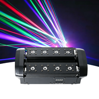 Mini projecteur laser araignée RGB à faisceaux multiples, contrôle DMX512, pour bars, discothèques et éclairage de scène - Vente flash
