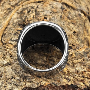 Stainless Steel Viking <b>Celtic</b> Knot <b>Ring</b> Men Hip Hop Geometric Design Gift Jewelry - Product Image 4