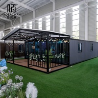 Tiny-House 20 pieds, maison mobile compacte à double aile extensible et pliable, pour le déplacement de tiny house et la vie minimaliste