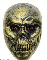Masque de mascarade en EVA composite, multi-couleurs, électroplaqué, tête de pirate d'horreur, masque intégral pour fête d'Halloween