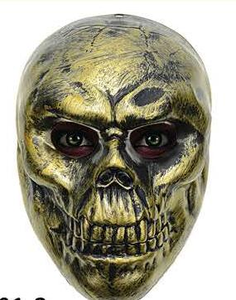 Maschera per Mascherata in EVA Composito Multicolore Elettroplaccato Teschio Pirata <span class=keywords><strong>Horror</strong></span> Integrale per Festa di Halloween - Product Image 5