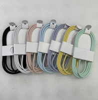 Precio de fábrica Múltiples colores PD 60W Nylon trenzado Usb C a tipo C Cargador DE DATOS Usb-C Cable para iPhone 16 Pro