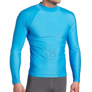 เสื้อแรชการ์ดแขนยาวสำหรับผู้ชายเหมาะสำหรับใส่เล่นฟิตเนส - Product Image 1