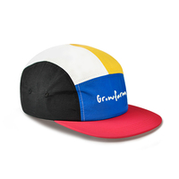 Gorras de Camping de Nailon de Alta Calidad con 5 Paneles y Logotipo Personalizado OEM, Coloridas, para Jóvenes, para Correr al Aire Libre