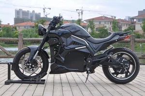 2025 Fashion Super Power Big Range Racing Motorcycle for Adults with Brushless Motor <b>72V</b> Lithium <b>Battery</b> >80km/h Max Speed - Product Image 3