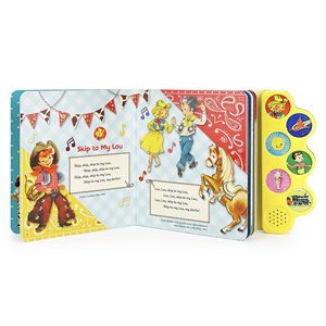 Usine personnalisé lune 6 boutons enfants amusant sonnant livre de contes haut-parleur impression numérique couverture rigide couture reliure - Product Image 4