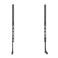C-Mounts Bersertifikasi CE 800x400mm VESA Maksimum, Dudukan TV Tetap Baja Tahan Beban Berat untuk TV 37-70 inci