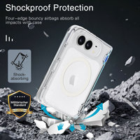 Nouvelle tendance de la mode de luxe, coque de téléphone transparente magnétique scintillante en TPU PC antichoc pour iPhone Duo