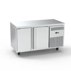 언더 카운터 냉각기 스테인레스 스틸 카운터 탑 작업 테이블 냉장고 냉각기