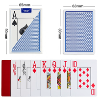 Cartes à Jouer Personnalisées Écologiques en Papier Recyclable, Classiques, Boîte Rouge et Bleue, Jeu de Poker Standard, Taille Personnalisable