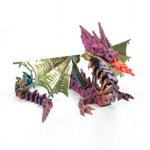 Hot-selling <b>3D</b> <b>Printer</b> Pterosaur Assembly Dragon Ornaments Creative Plastic Unisex Other Educational Toys Hand-Made Toys Car - Product Image 6