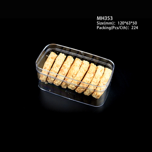 Caja de Plástico PS Transparente Grande, Reciclable, de Grado Alimenticio, con Tapa, Contenedor <span class=keywords><strong>para</strong></span> <span class=keywords><strong>Postres</strong></span>, Caja de Empaque <span class=keywords><strong>para</strong></span> Tiramisú y Pastelería - Product Image 2