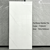 Carreaux de sol en céramique pour escaliers, finition brillante, design marbre, résistants aux taches, en porcelaine émaillée polie, antidérapants, pour usage en salle de sport