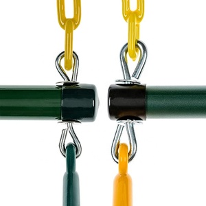 Vente en gros de jeux de chaînes ajustables <span class=keywords><strong>Anneaux</strong></span> de trapèze Balançoire trapèze pour intérieur extérieur jardin enfants Gym - Product Image 2