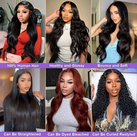 Extensions de cheveux naturels ondulés, un seul paquet, 100 % vierges non traités, double trame, pour tissage
