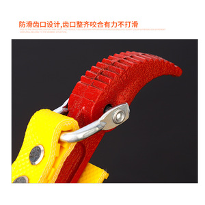 Clé à filtre à courroie dentée antidérapante neutre, clé à filtre à huile, outil de démontage pour purificateur d'eau, moulage en fonte ductile - Product Image 4