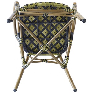 de mimbre para Patio verde francés, sillones, muebles, jardín al aire libre, café, ratán, aluminio, comedor, sillas de bistro - Product Image 5