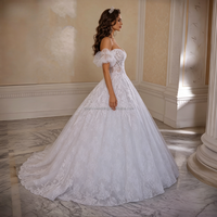 Vente chaude Sexy chérie princesse robe de mariée 2023 perles Appliques à lacets a-ligne robes de mariée Vintage robes de mariée