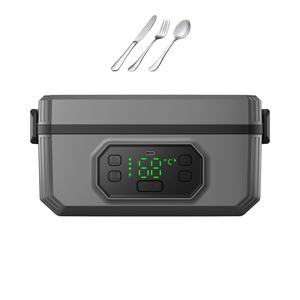 Lonchera Eléctrica Portátil Personalizada 2025 de 1.6L, Recargable por USB, con Calentamiento Inalámbrico y Ajuste de Temperatura para Camping - Product Image 3