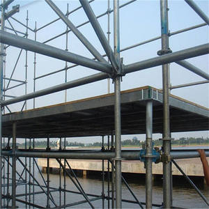 Layher Allround Scaffolds Ringlock Scaffolding Construction Scaffoldings Material With Pipe Lock Pin Used in Italian House - Product Image 3