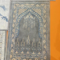 Tapis de prière confortable et antidérapant Wilton, facile à nettoyer, tapis de mosquée fabriqué à la machine pour un usage domestique