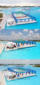 Jeux de <span class=keywords><strong>piscine</strong></span> flottants gonflables portatifs de mer d'océan avec le flotteur gonflable de <span class=keywords><strong>piscine</strong></span> de Yacht de <span class=keywords><strong>filet</strong></span> d'anti méduse à vendre - Product Image 5