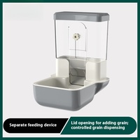 Mangeoire automatique par gravité pour animaux de compagnie, distributeur d'eau, ensemble de bouteilles d'eau, mangeoire automatique anti-basculement, bol pour lapin chinchilla cochon d'inde